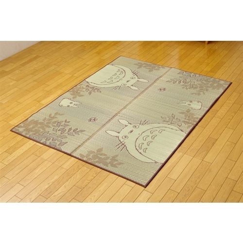 イケヒコ・コーポレーション(IKEHIKO) 　純国産　となりのトトロ　い草ラグ　『森のトトロ』　１４０×１８０ｃｍ １４０×１８０ｃｍ