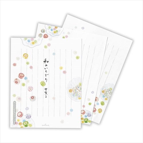 便箋いろどり甘菓子