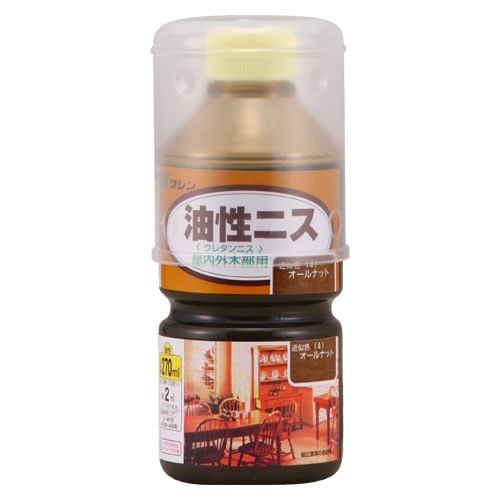 和信　油性ニス　１２０ｍｌ　オールナット