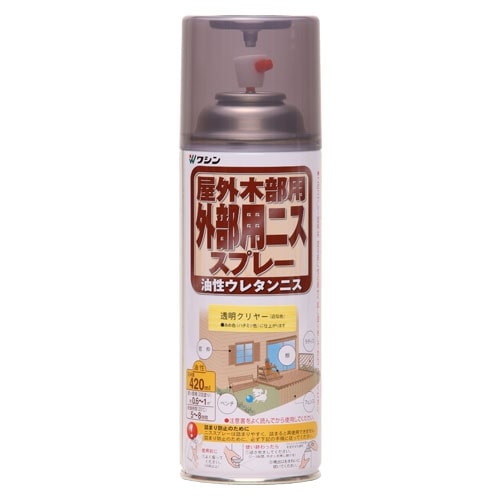 屋外外部用ニスＳＰ　４２０ｍｌ　透明クリヤー