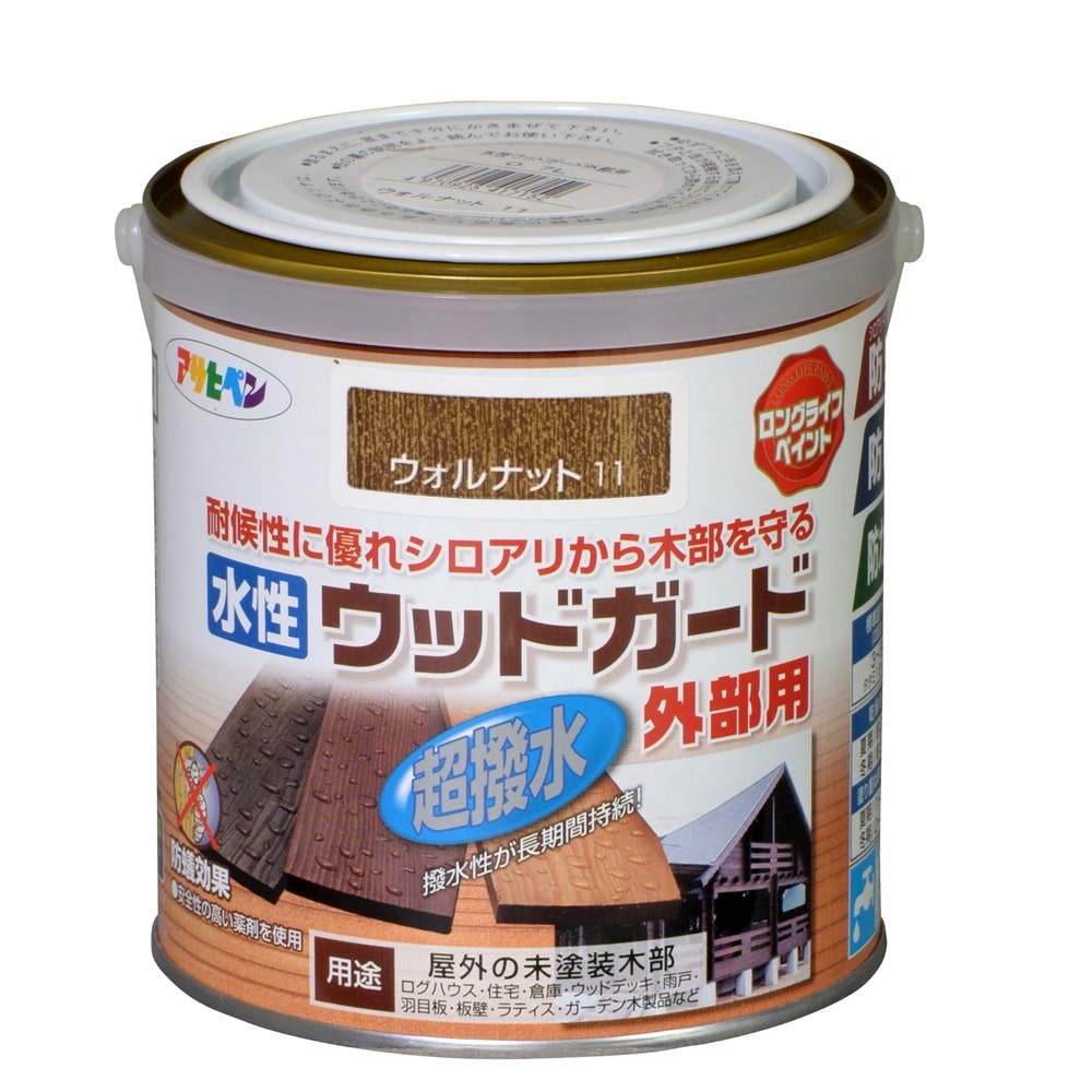 アサヒペン(Asahipen) 水性ウッドガード外部用 0.7L ウォルナット 11: 塗料・接着剤・補修用品|ホームセンターコーナンの通販サイト