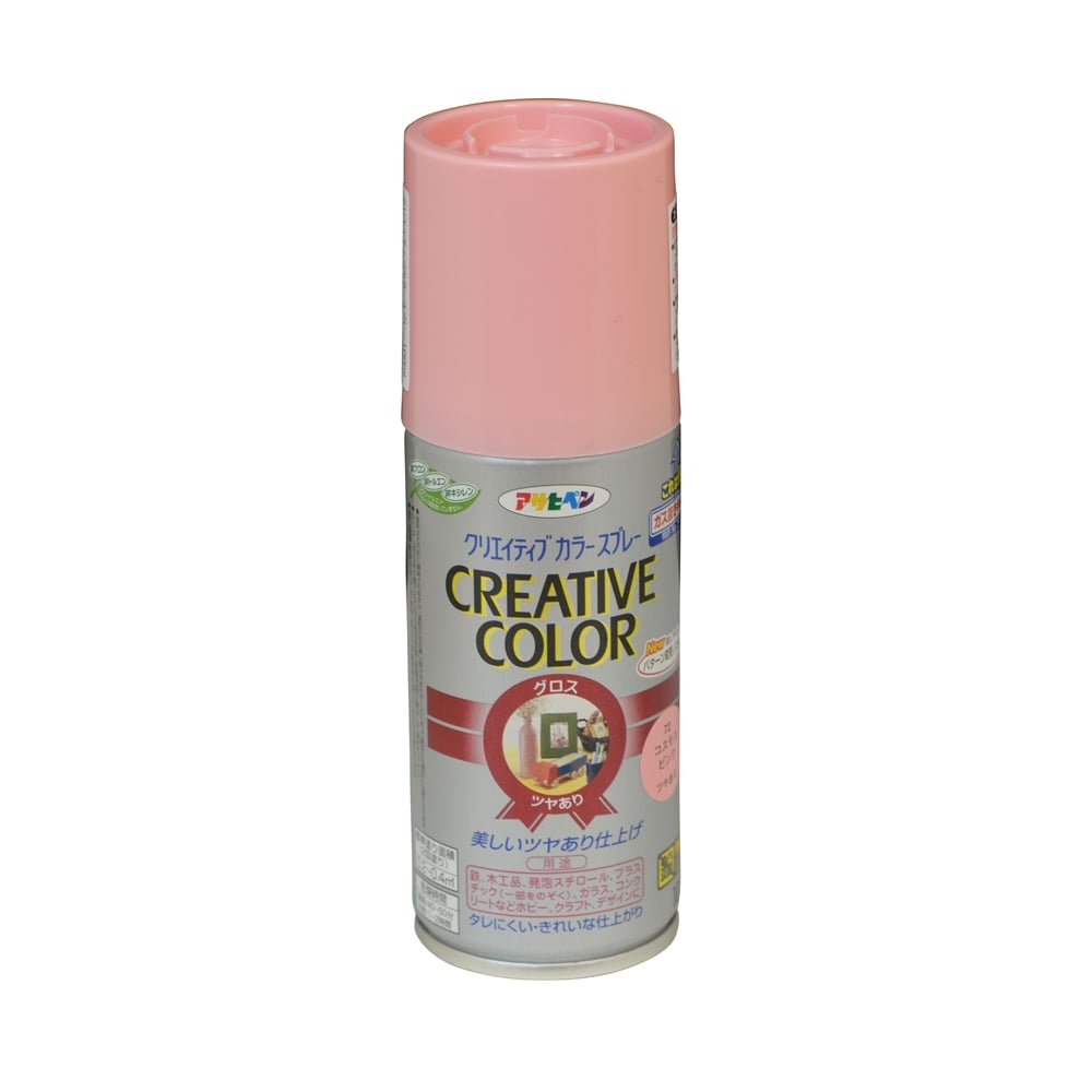 アサヒペン(Asahipen) クリエイティブカラースプレー　１００ＭＬ　７２コスモスピンク