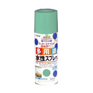アサヒペン(Asahipen) 水性多用途スプレー　ミントグリーン　３００ｍｌ ミントグリーン