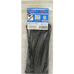 ロックタイ　２５０ｍｍ耐候・黒　１００本入り　ＬＴ‐２５０Ｗ１００ＢＫ