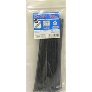ロックタイ　３００ｍｍ耐候・黒　１００本入り　ＬＴ‐３００Ｗ１００ＢＫ