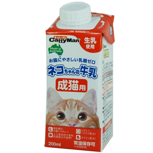ネコちゃんの牛乳　成猫用　２００ｍｌ
