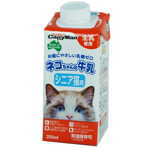 ネコちゃんの牛乳　シニア猫用２００ｍｌ