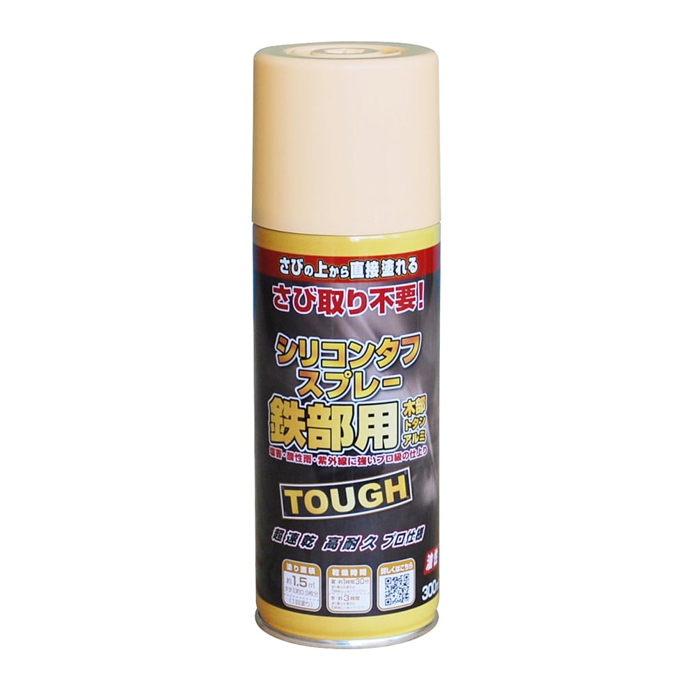 ニッペホームプロダクツ 油性シリコンタフスプレー クリーム 300ml クリーム