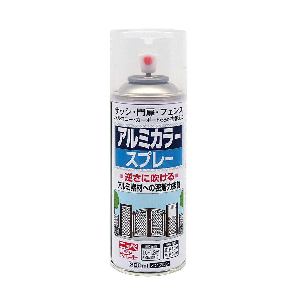 ニッペホームプロダクツ アルミカラースプレー 透明クリヤー 300ml 透明クリヤー