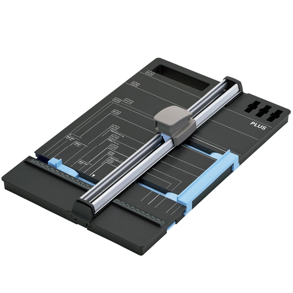 PLUS(プラス) 　裁断機 スライドカッター ハンブンコ A4 PK-813 26-470