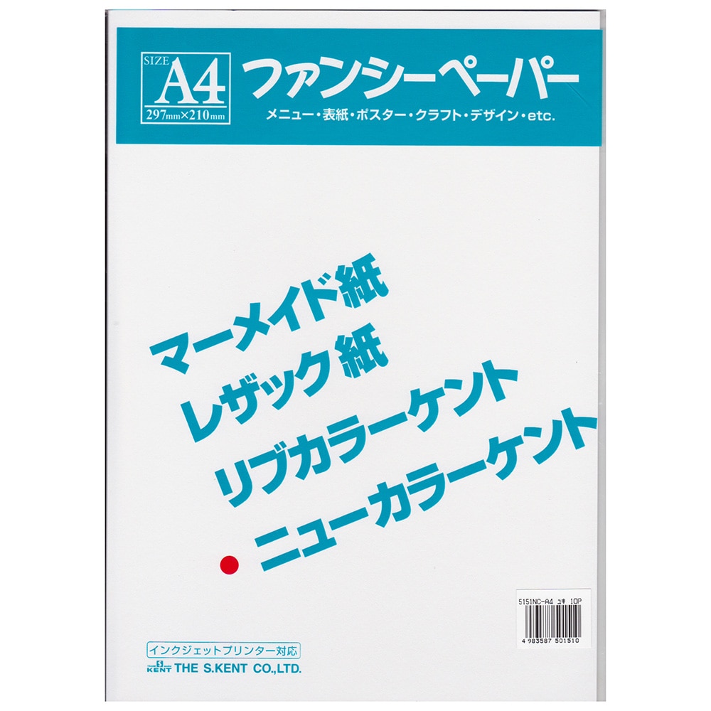 色画用紙　Ａ４　１０枚入り　ゆき Ａ４　１０枚入り　ゆき