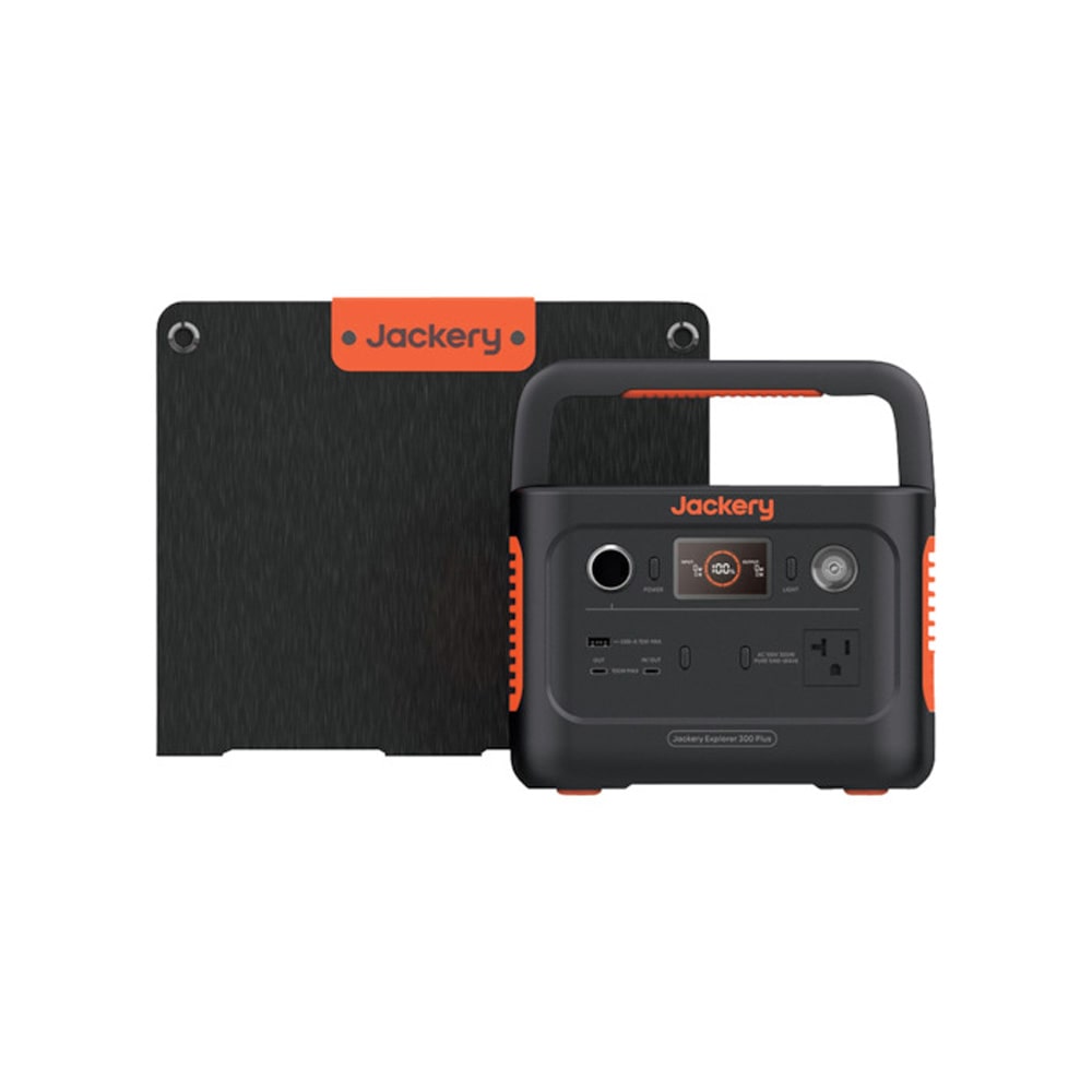 Ｓｏｌａｒ　Ｇｅｎｅｒａｔｏｒ　３００Ｐｌｕｓ　ポータブル電源　４０Ｗソーラーパネルセット　ＪＳＧ‐０３０４Ｂ