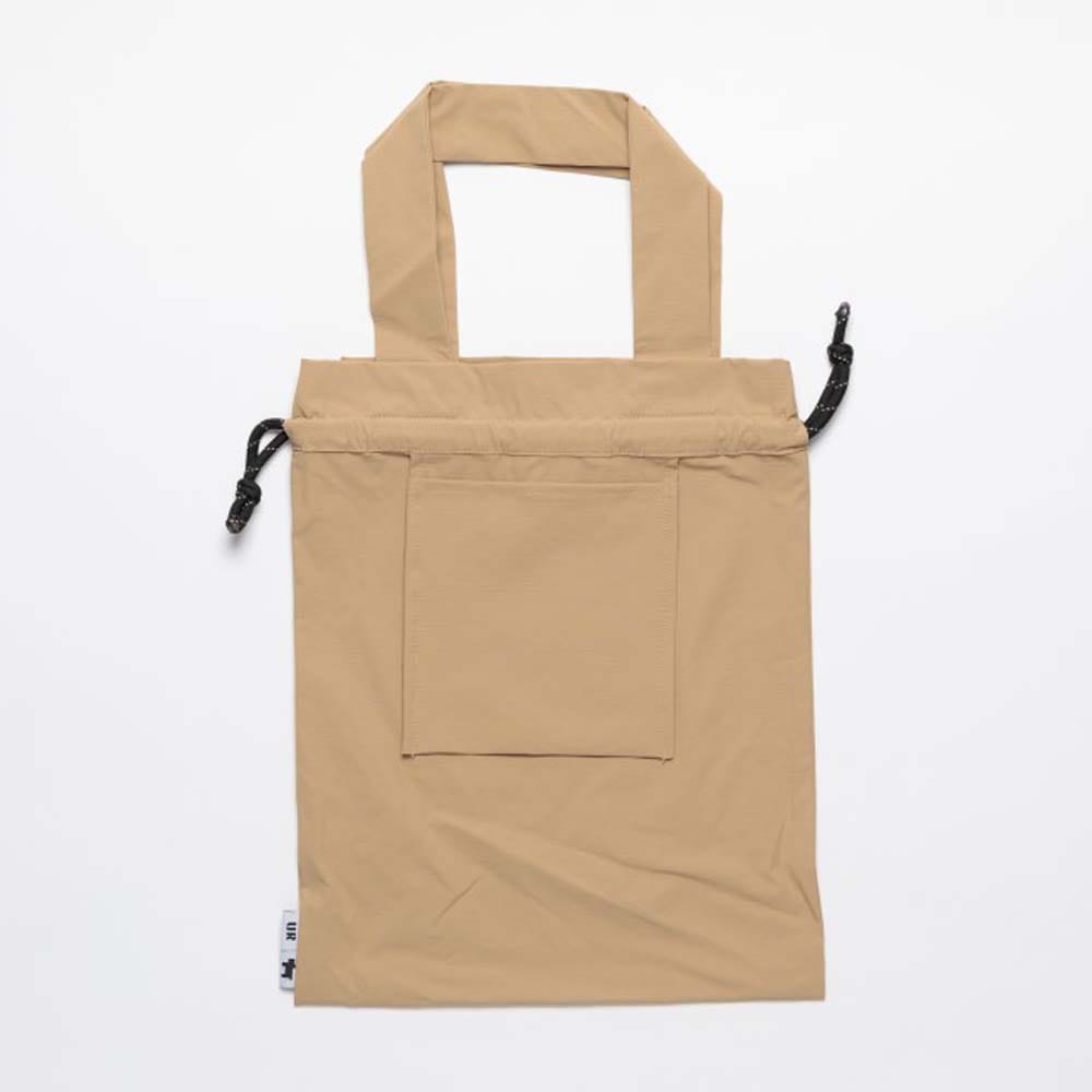 URBAN RESEARCH 巾着バッグ　キャメル キャメル