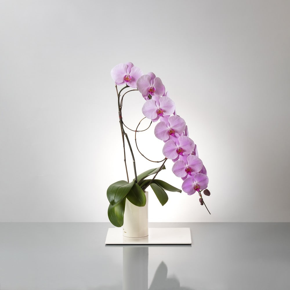 フォアスSOSO ピンク 紀州漆丸形花器 丸形花器