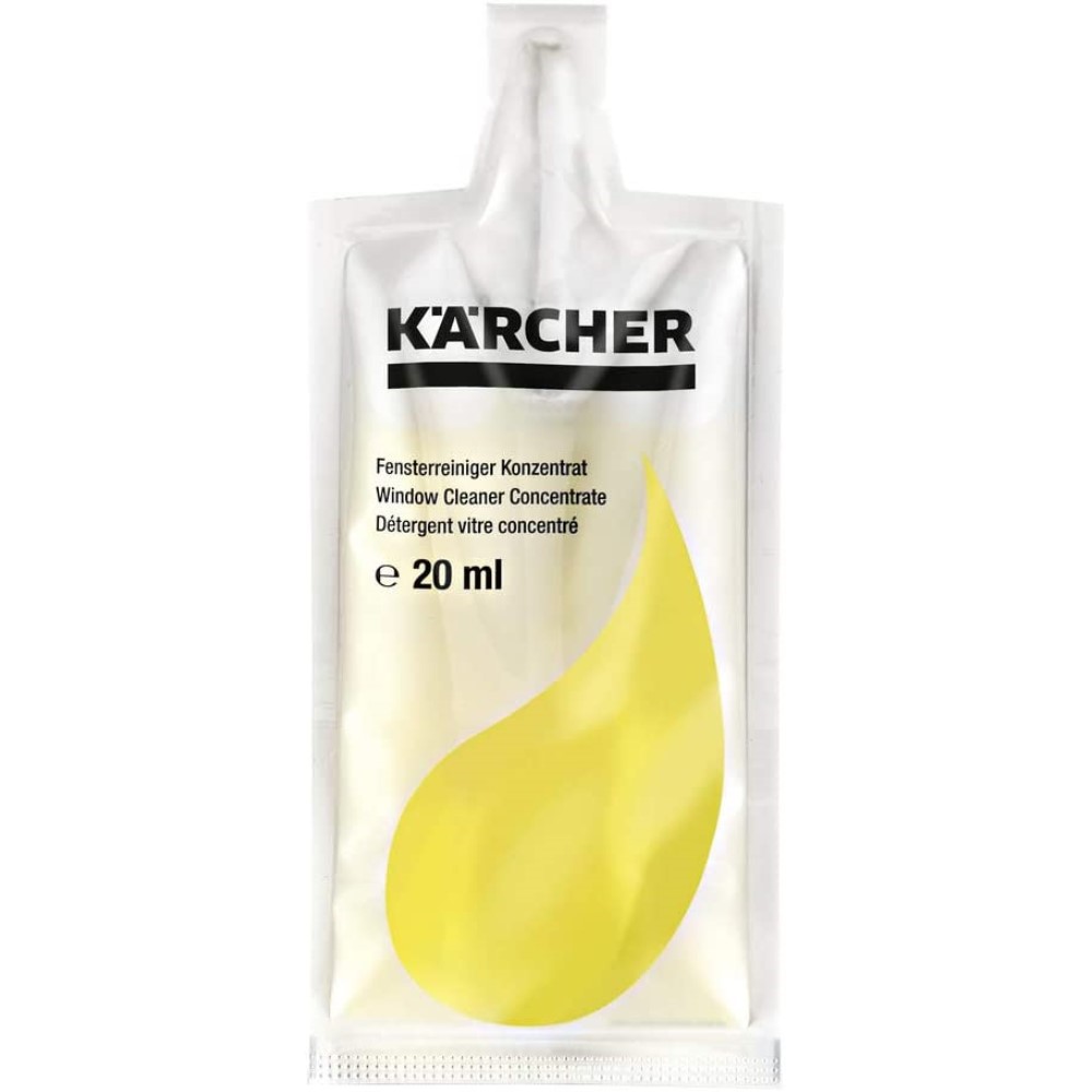 【 めちゃ早便 】ケルヒャー（Karcher） 窓ガラス用洗浄剤２０ｍｌ×４個入
