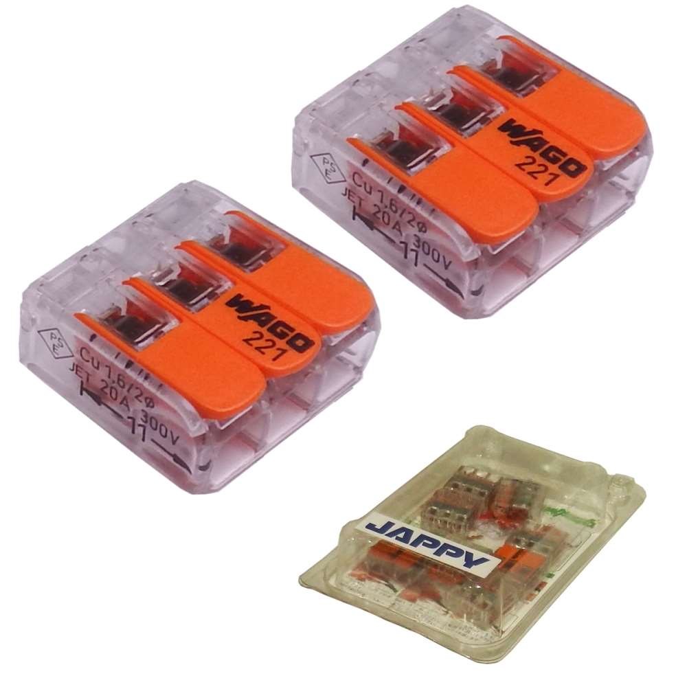 ワゴ　ワンタッチコネクター　ＷＦＲ－３ＢＰ－ＪＰ　８Ｐ WFR-3BP-JP 8P