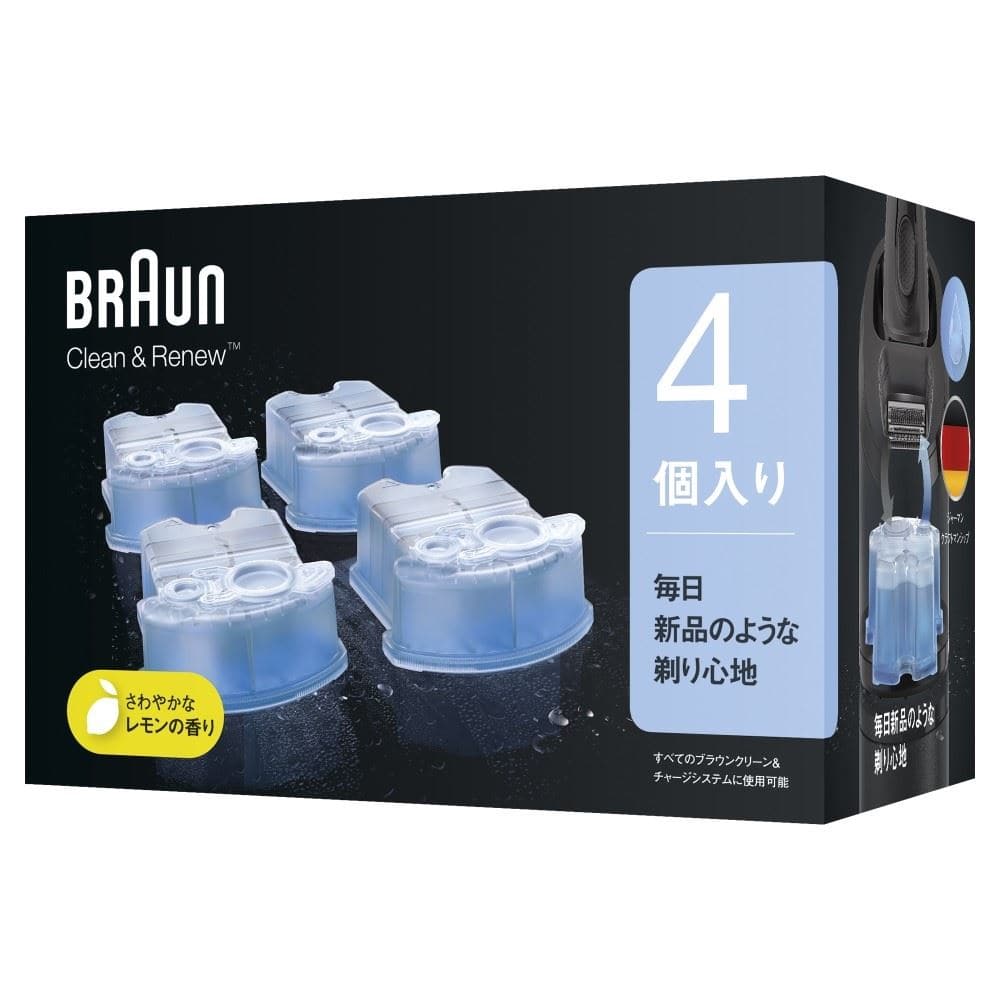 ブラウン　洗浄液カートリッジ4個入り　ＣＣＲ４ＣＲ