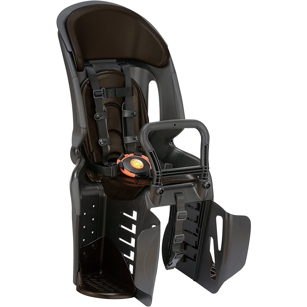 ＯＧＫ技研 ヘッドレスト付 コンフォート後子供乗せ RBC-011DX3 黒 ・こげ茶 10mm × 510～650mm × 500mm (幅 × 高さ※ × 奥行)