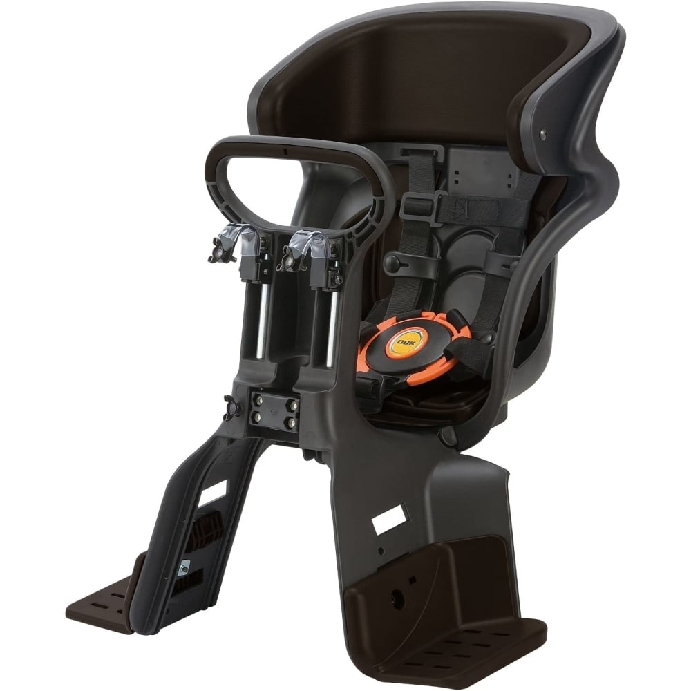 ＯＧＫ技研 ヘッドレスト付 コンフォート前子供乗せ FBC-011DX3 黒 ・こげ茶 450mm × 480mm × 430mm (幅 × 高さ × 奥行)