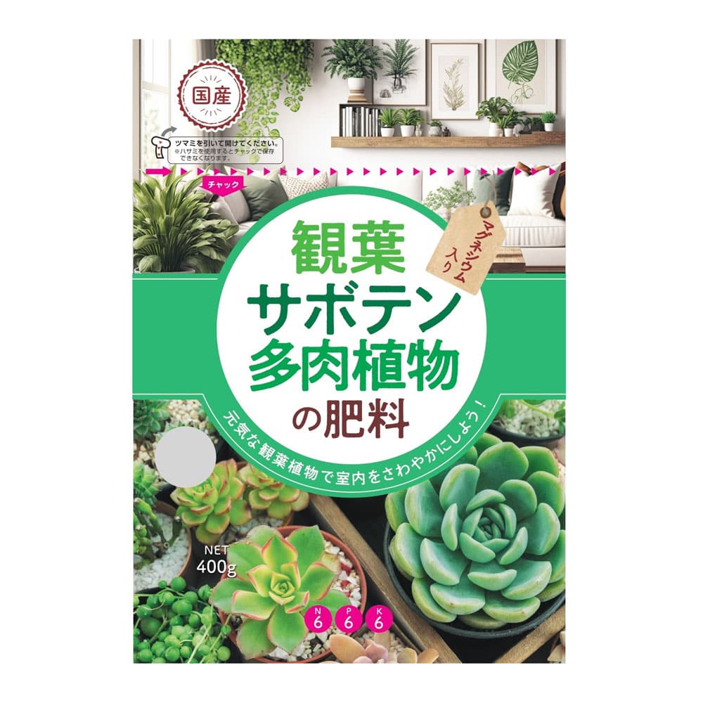 観葉・サボテン・多肉植物の肥料 400g: ガーデニング・農業