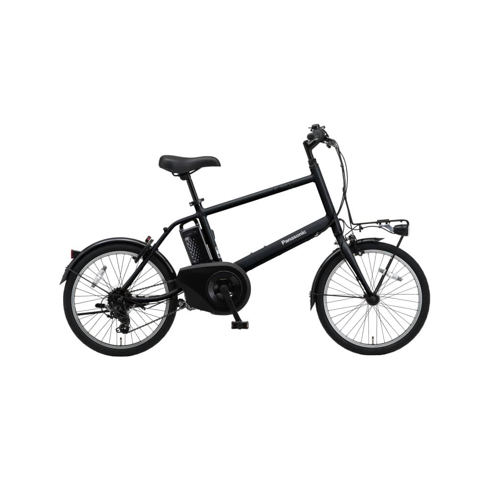 ２０インチ　ベロスター・ミニ　電動アシスト自転車　外装7段 LEDビームランプ　マットジェットブラック マットジェットブラック