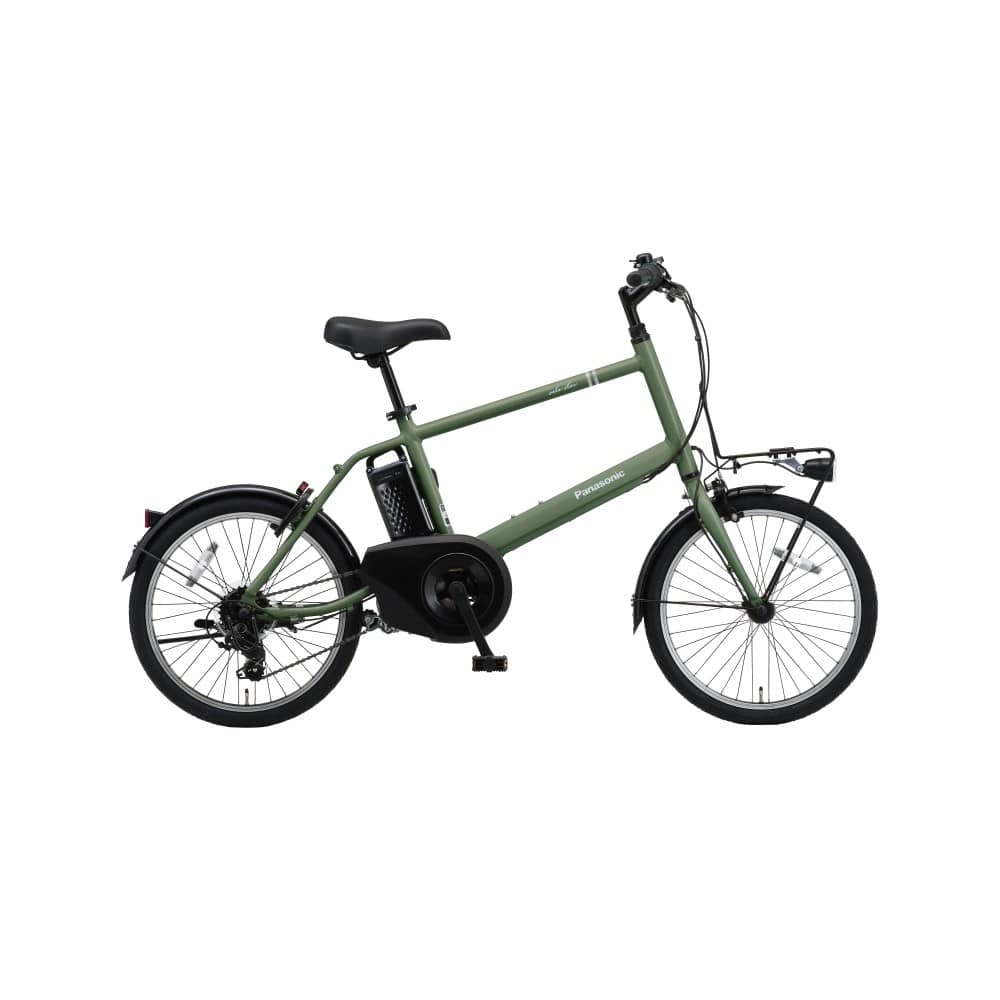 ２０インチ　ベロスター・ミニ　電動アシスト自転車　外装7段 LEDビームランプ　マットオリーブ マットオリーブ
