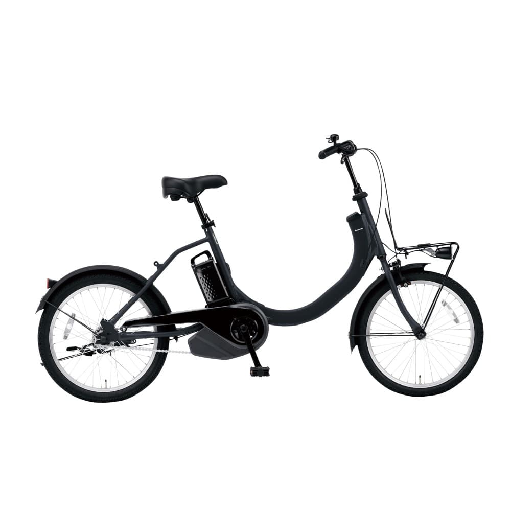 ２０インチ　SW　電動アシスト自転車　 LEDビームランプ　マットジェットブラック マットジェットブラック