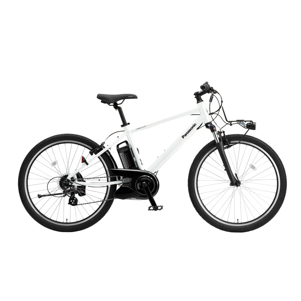 ２６インチ　ハリヤ　電動アシスト自転車　外装7段 LEDビームランプ　クリスタルホワイト クリスタルホワイト