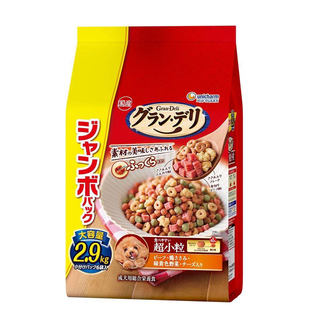 ユニチャーム・ペットケア　グランデリふっくら　超小粒　2.9kg