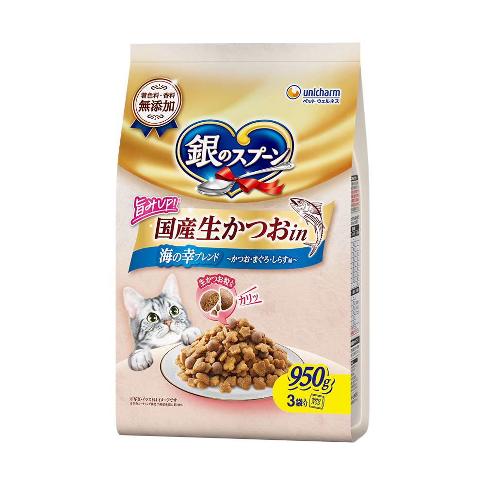 銀のスプーン　国産生かつお?海の幸ブレンド　かつお・まぐろ・しらす950ｇ かつお・まぐろ・しらす950g