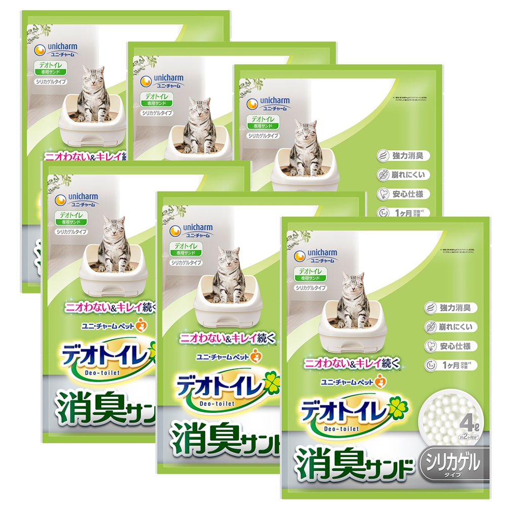 ユニ チャーム デオトイレ 消臭サンド4l 6袋セット 消臭サンド4l 6袋セット ペット ホームセンターコーナンの通販サイト