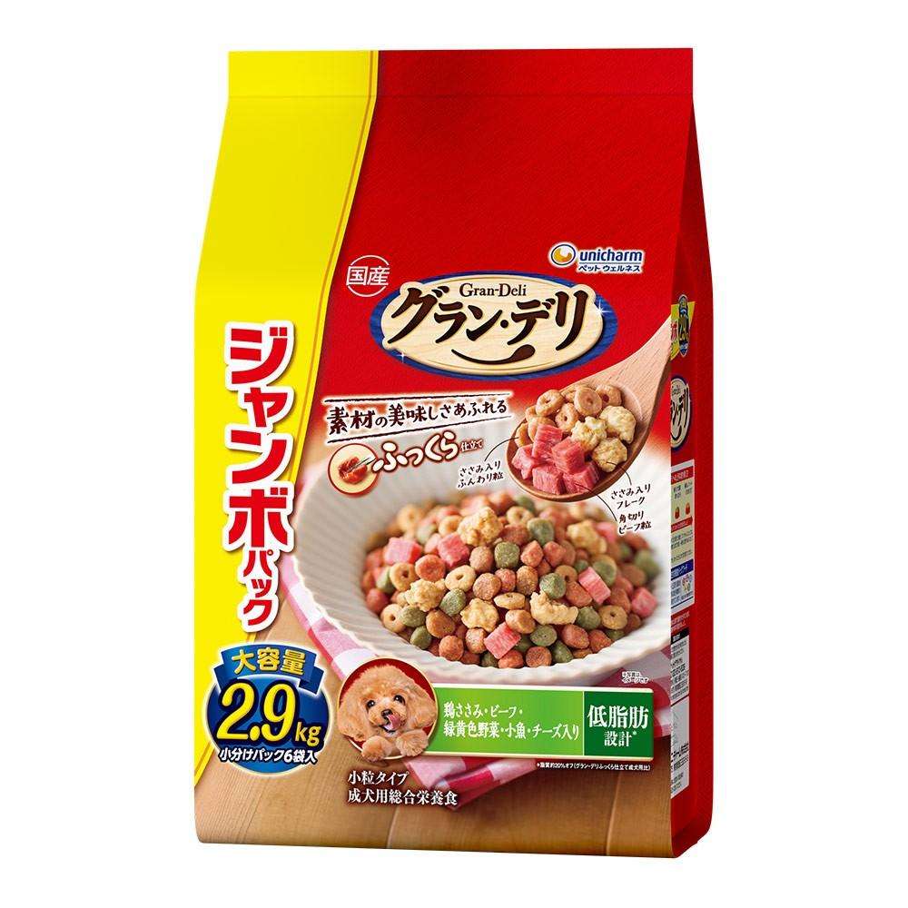 ユニチャーム・ペットケア　グランデリふっくら　低脂肪鶏ささみ　2.9kg