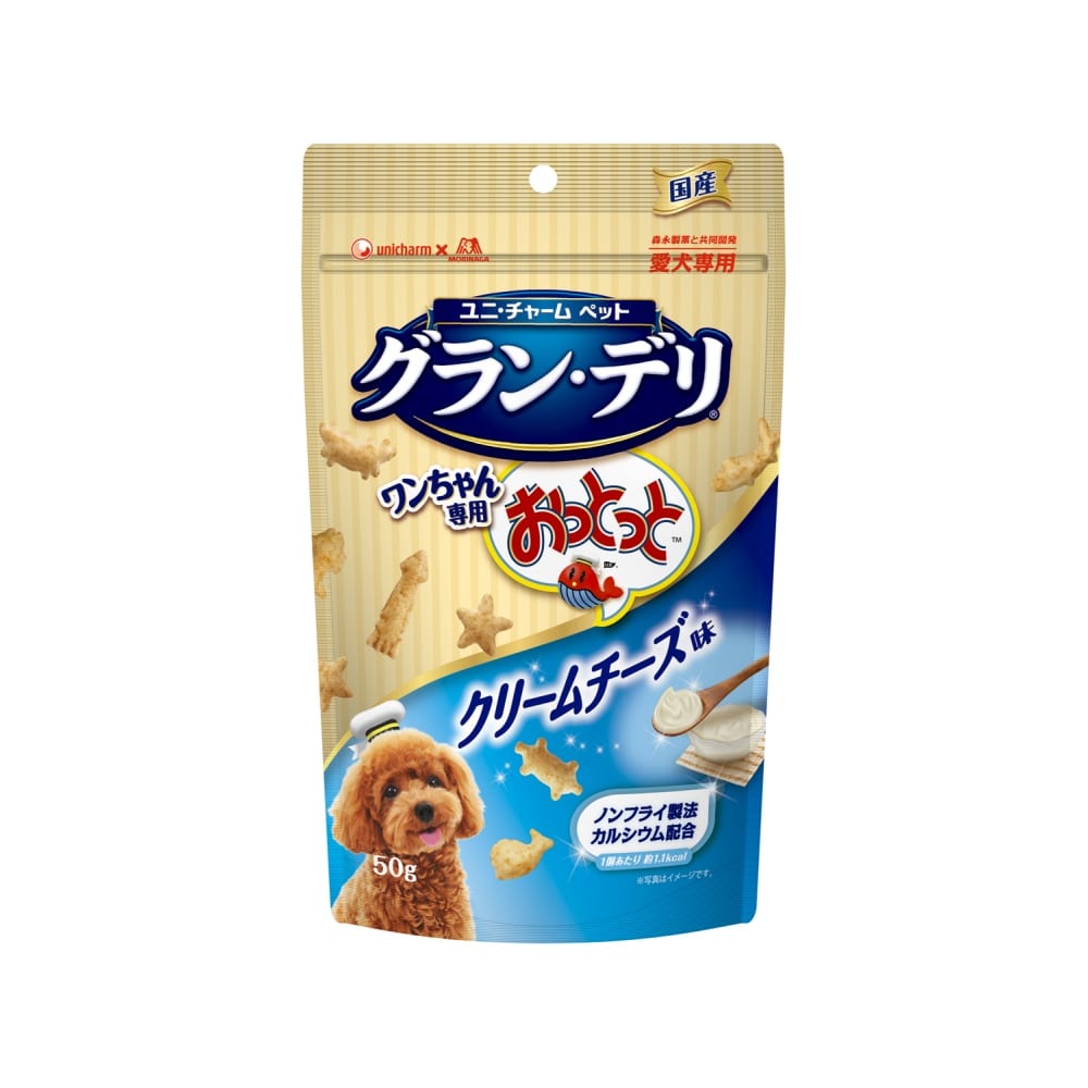 グラン・デリ　ワンちゃん専用おっとっとクリームチーズ味　５０ｇ