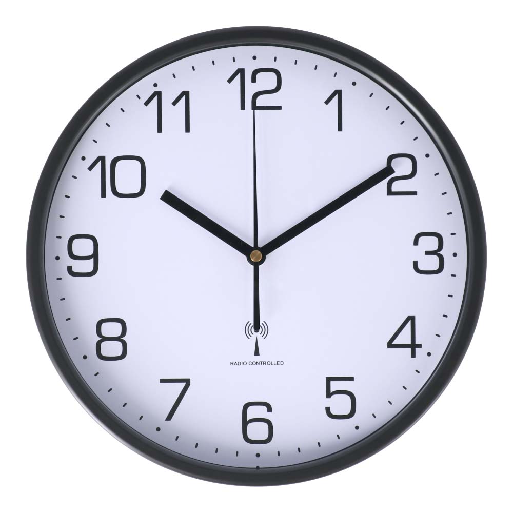 LIFELEX 電波掛け時計 サイズ28ｃｍ 単３電池使用（別売）※連続秒針ではありません