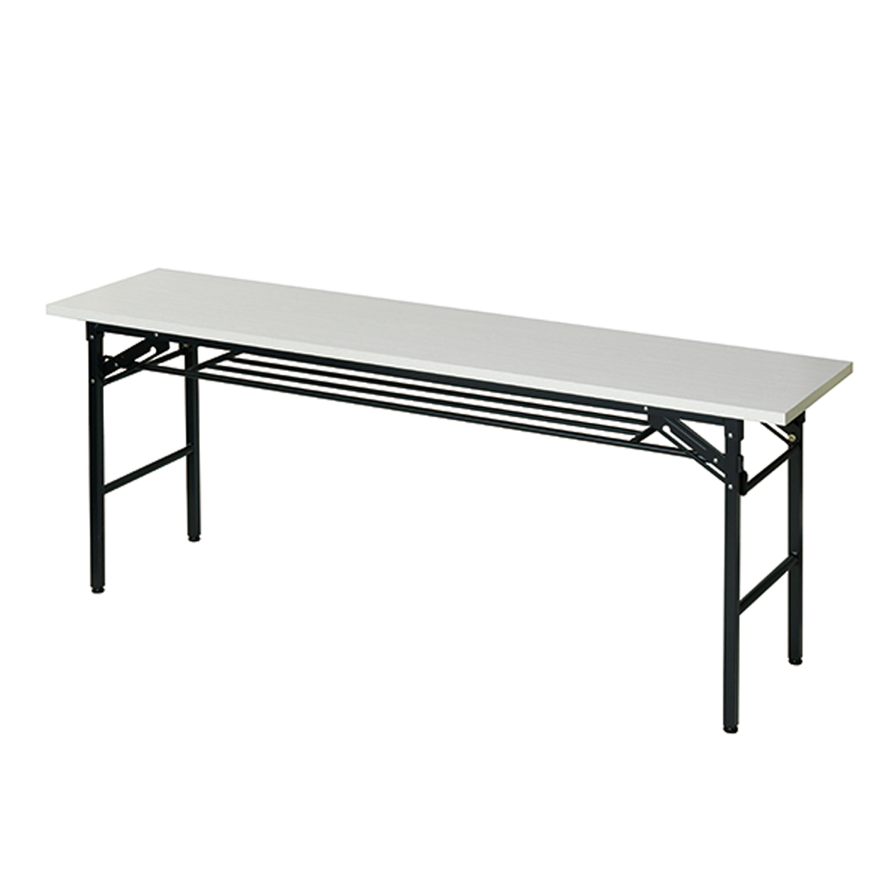 コーナン オリジナル LIFELEX 会議テーブル　１８４５　ブラック／ホワイト