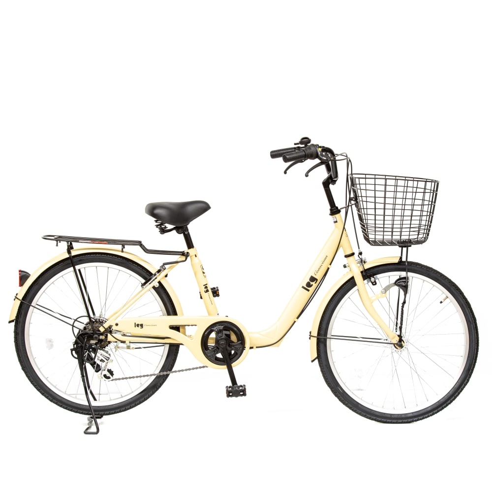 20インチミニベロ車 外装6段(パールホワイト): 車・自転車・レジャー 