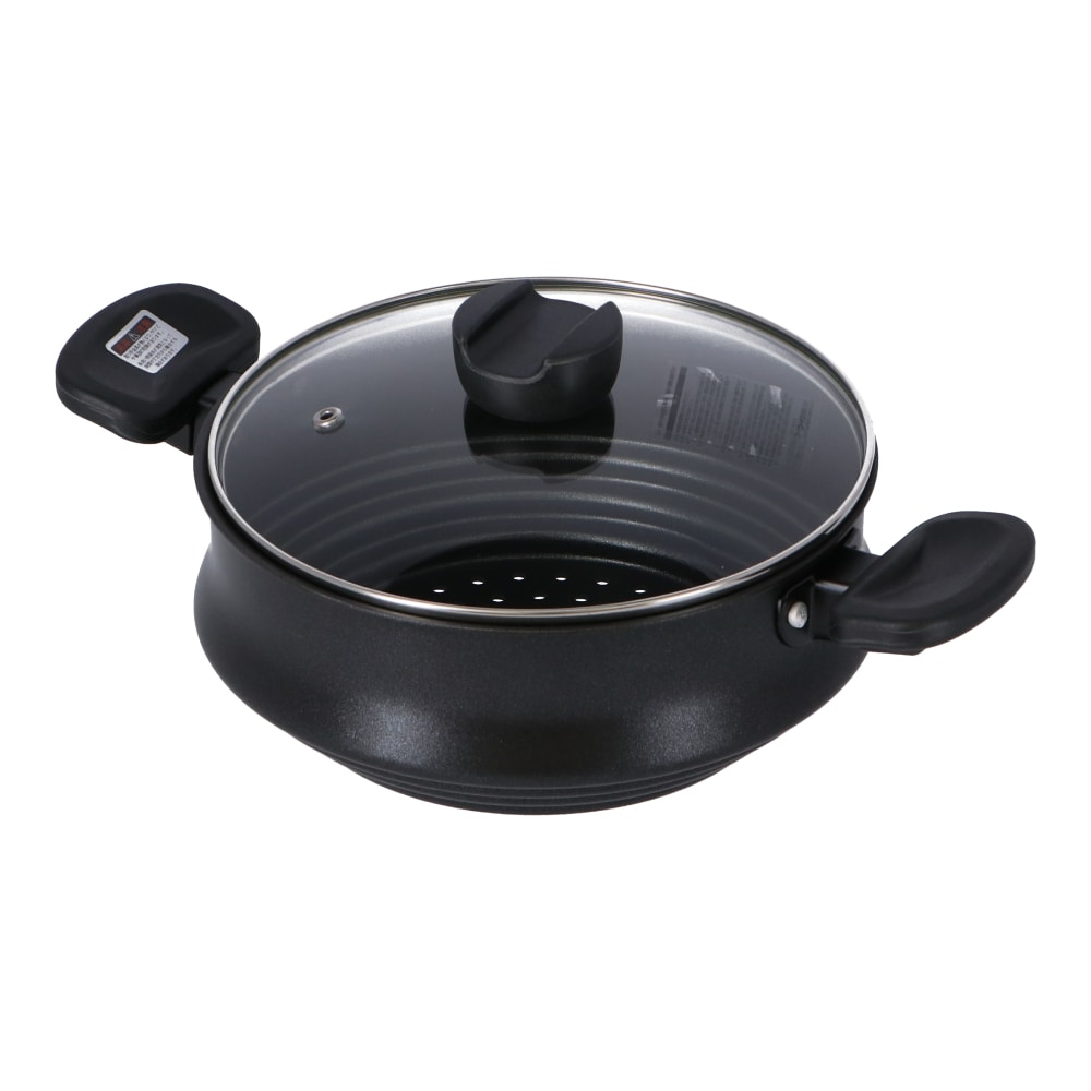 LIFELEX 兼用蒸し器１６－２０  ＫＨＫ０５－６７３２ ブラック