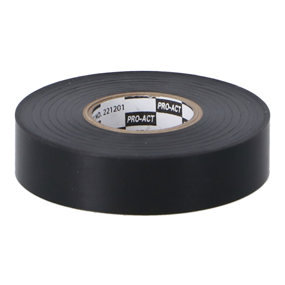 PROACT 絶縁テープ　黒　約幅１９ｍｍ×２０ｍ 黒
