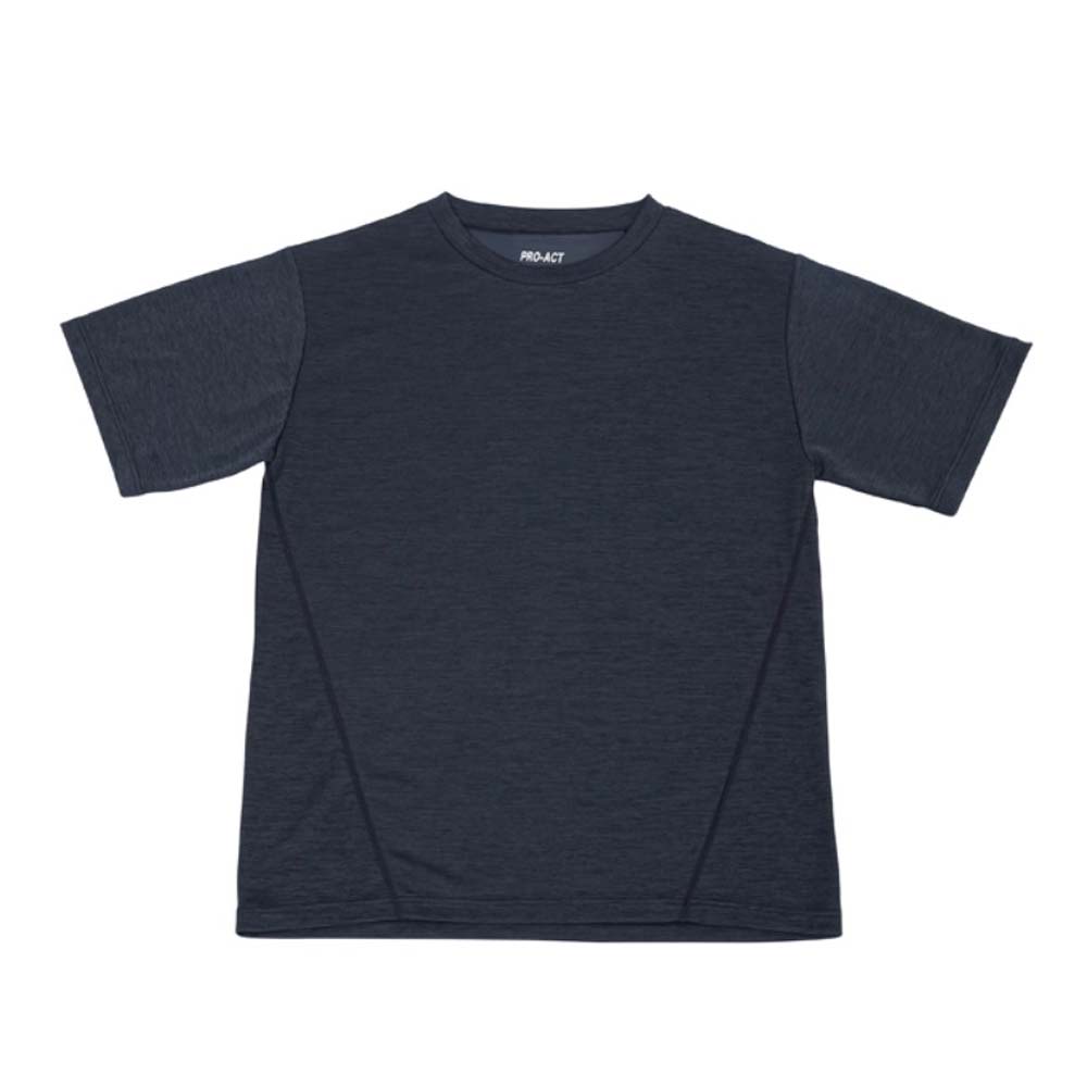 PROACT　遮熱半袖Ｔシャツ　杢ブラック　Ｍ Ｍ