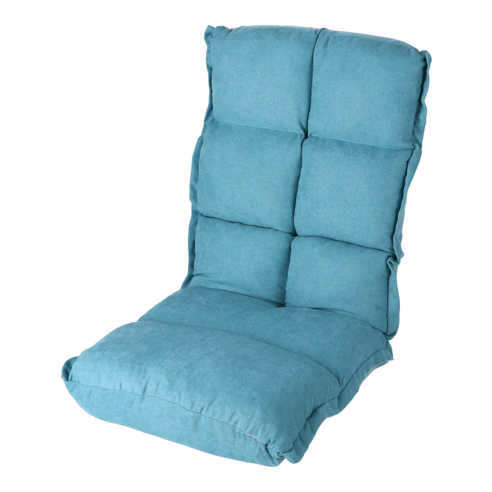 コーナン オリジナル LIFELEX 首にやさしい座椅子　ブルー