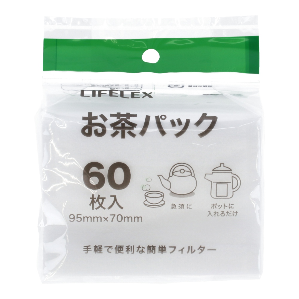 LIFELEX お茶パック　Ｍ　６０枚入