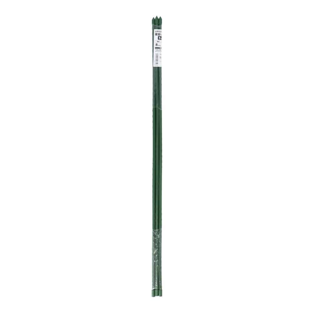 LIFELEX　園芸いぼ支柱５本セット　太さ８ｍｍ×長さ１８００ｍｍ