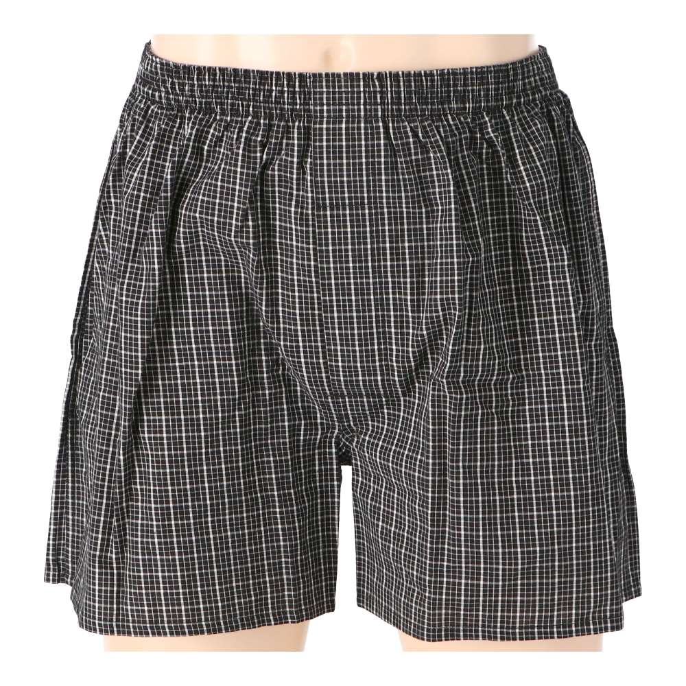 LIFELEX　トランクス　１Ｐ　ブラックチェック　Ｍ ブラックチェック　Ｍ