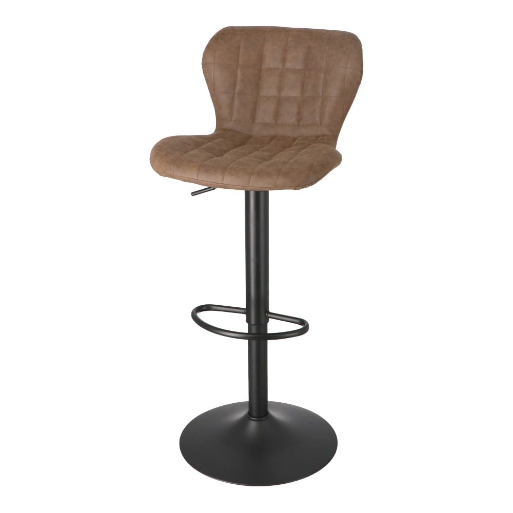 LIFELEX　背もたれ付き昇降カウンターチェア　ブラウン　ＣＧ－２１