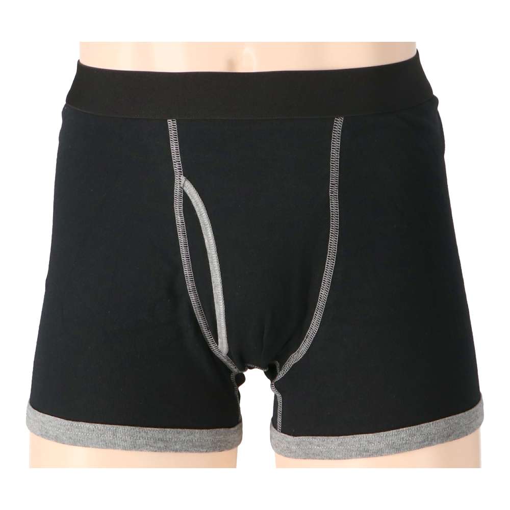 LIFELEX　ボクサーブリーフ１Ｐ　ブラックパイピング　Ｍ ブラックパイピング M 1P