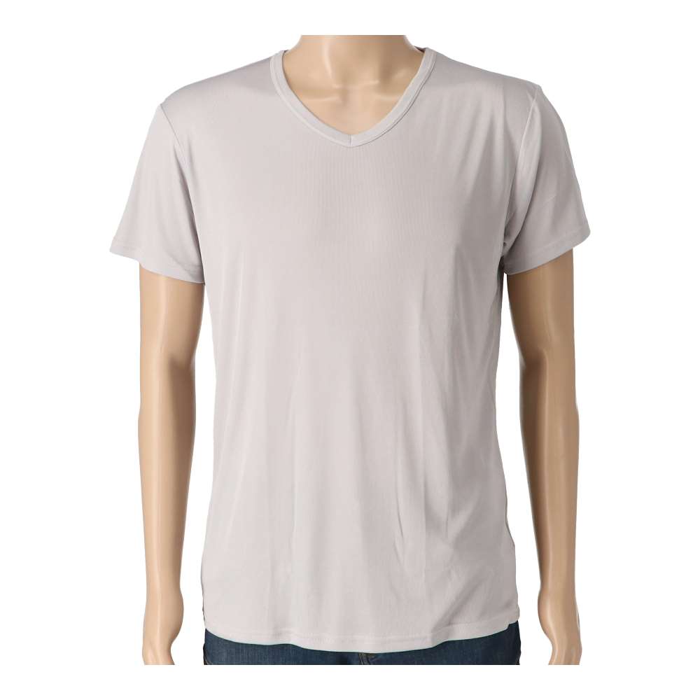 LIFELEX　消臭Ｖ首インナー２Ｐ　グレー　Ｍ グレー　Ｍ