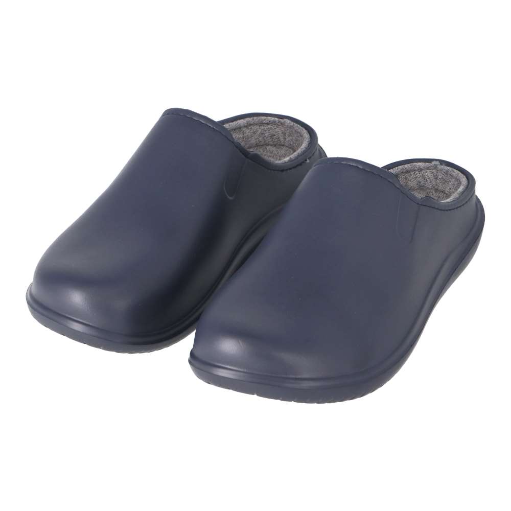 LIFELEX　裏地付きスリッポンサンダル　ネイビー　Ｍ（２５．０－２５．５ｃｍ） ネイビー M