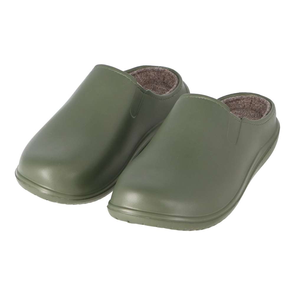 LIFELEX　裏地付きスリッポンサンダル　カーキ　Ｌ（２６．０－２６．５ｃｍ） カーキ L