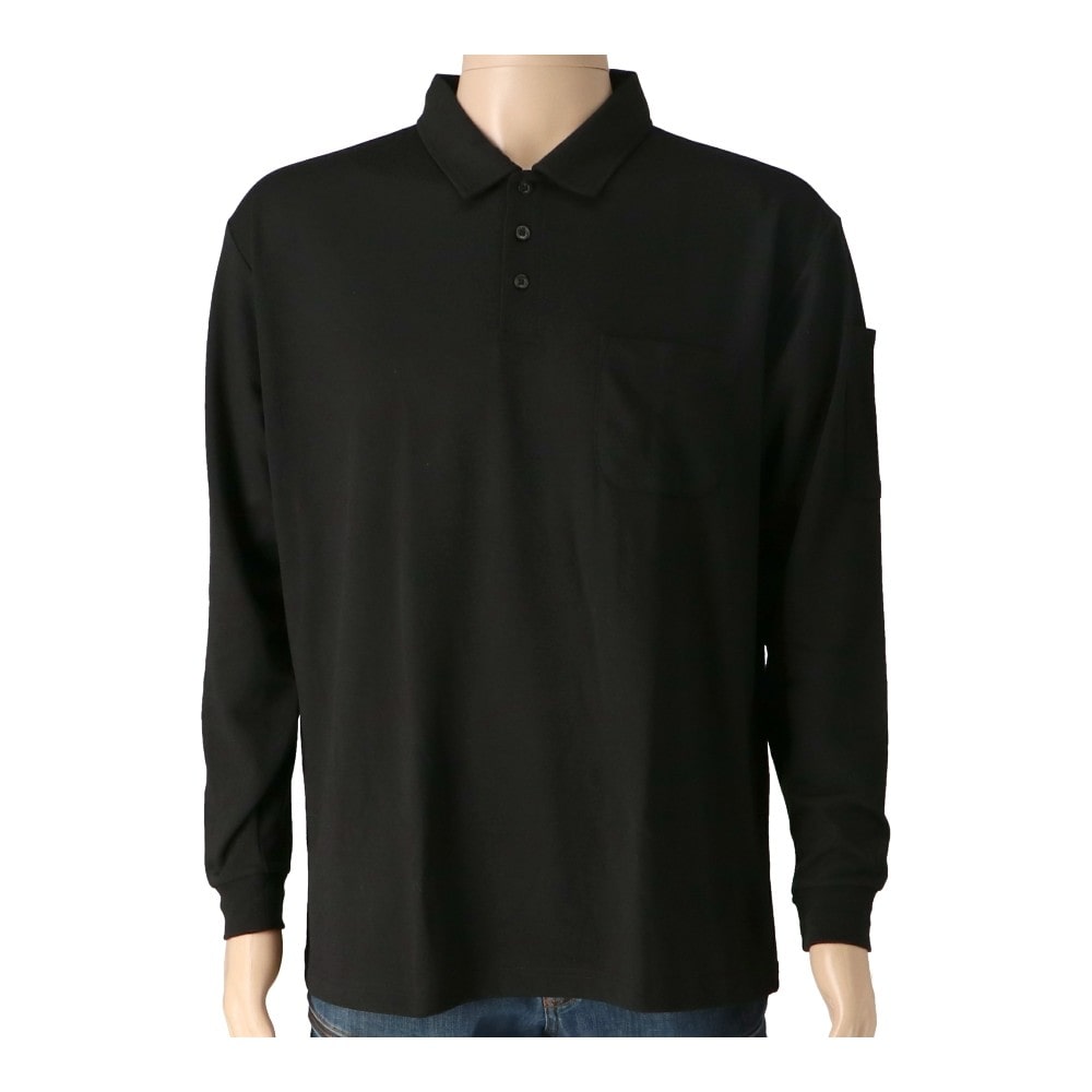 PROACT　綿混ワークポロシャツ　ブラック　Ｍ Ｍ　ブラック