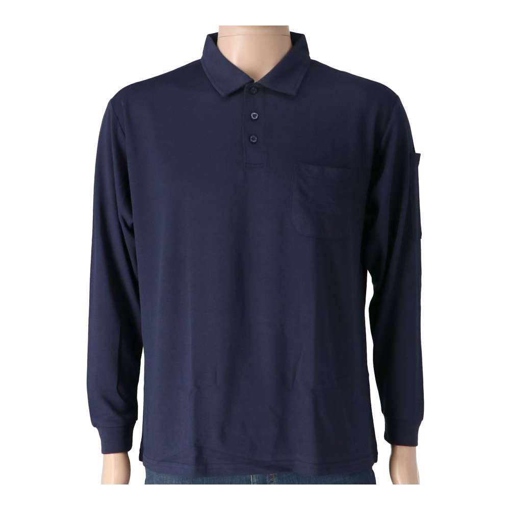 PROACT　綿混ワークポロシャツ　ネイビー　Ｍ ネイビー Ｍ